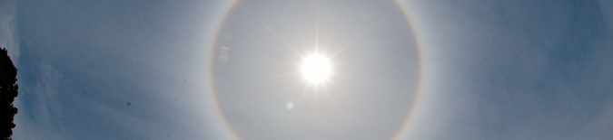 Imatge d'un halo solar